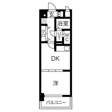 ピュアドームスタシオン箱崎の物件間取画像